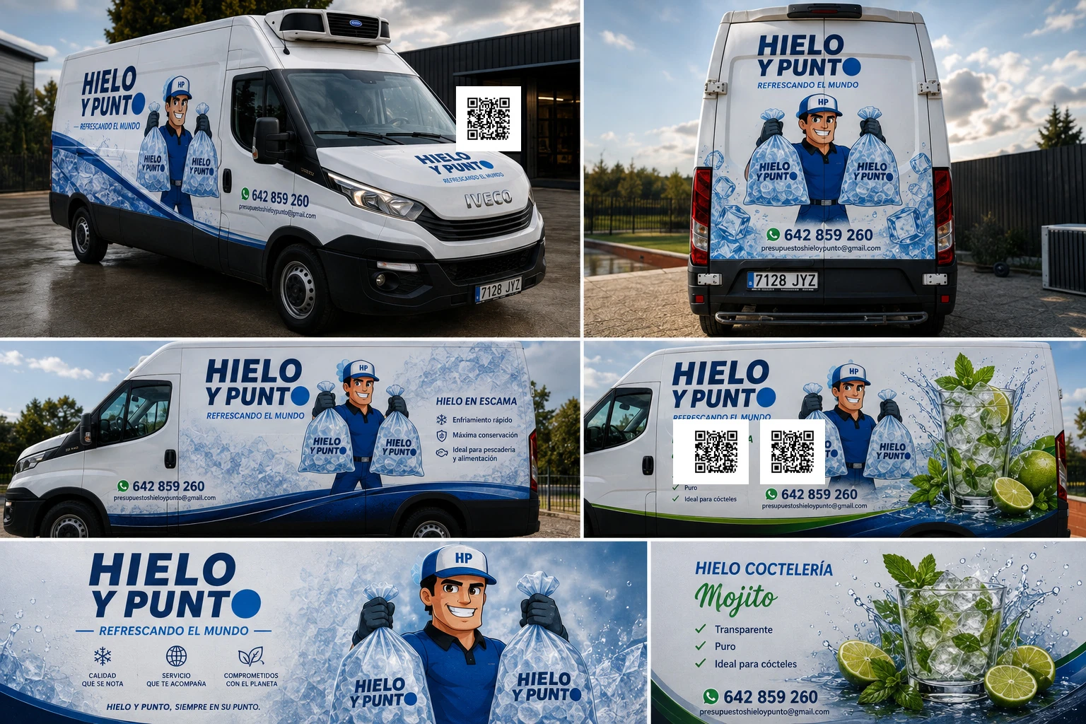 Flota de vehículos Hielo y Punto