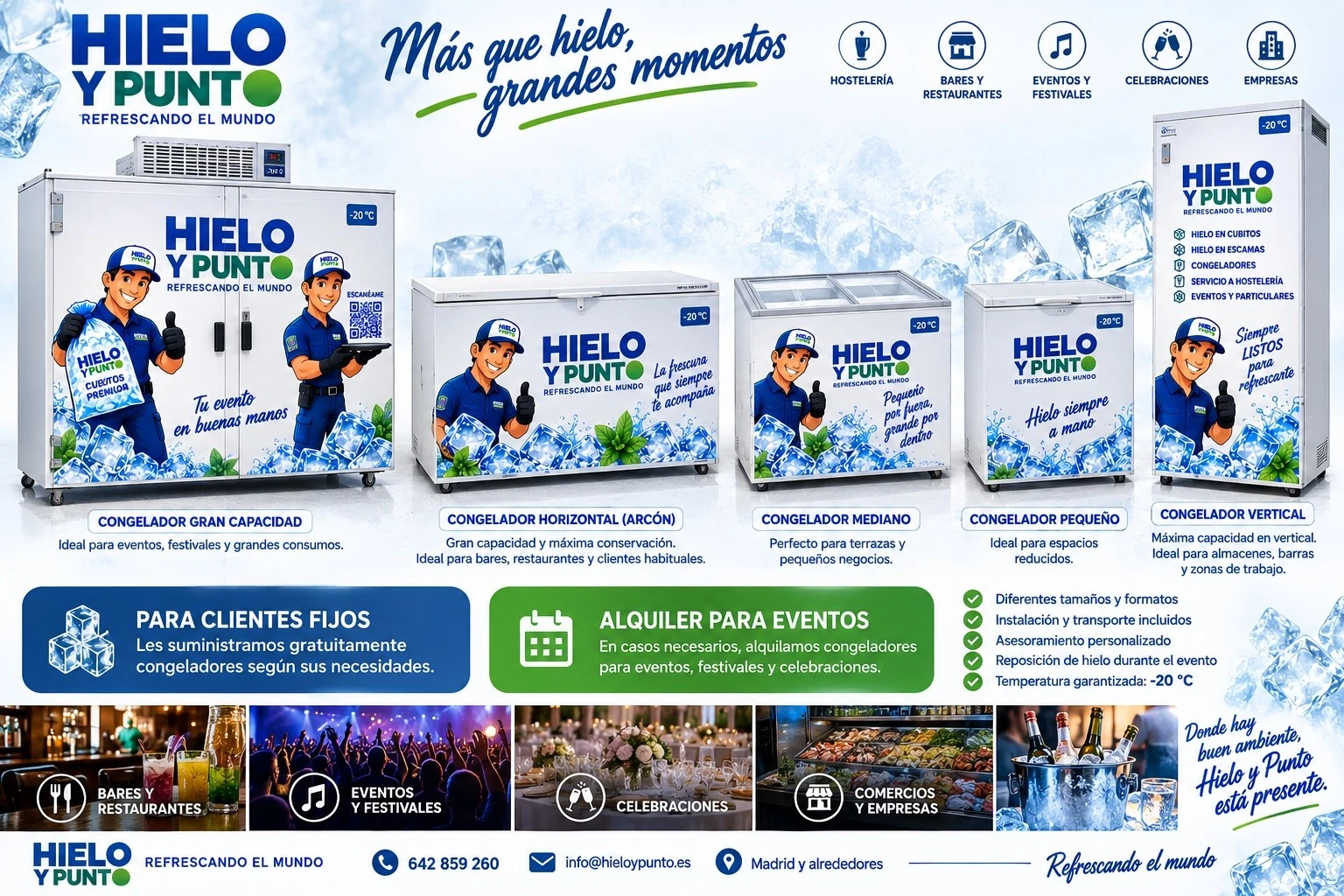 Congeladores Hielo y Punto