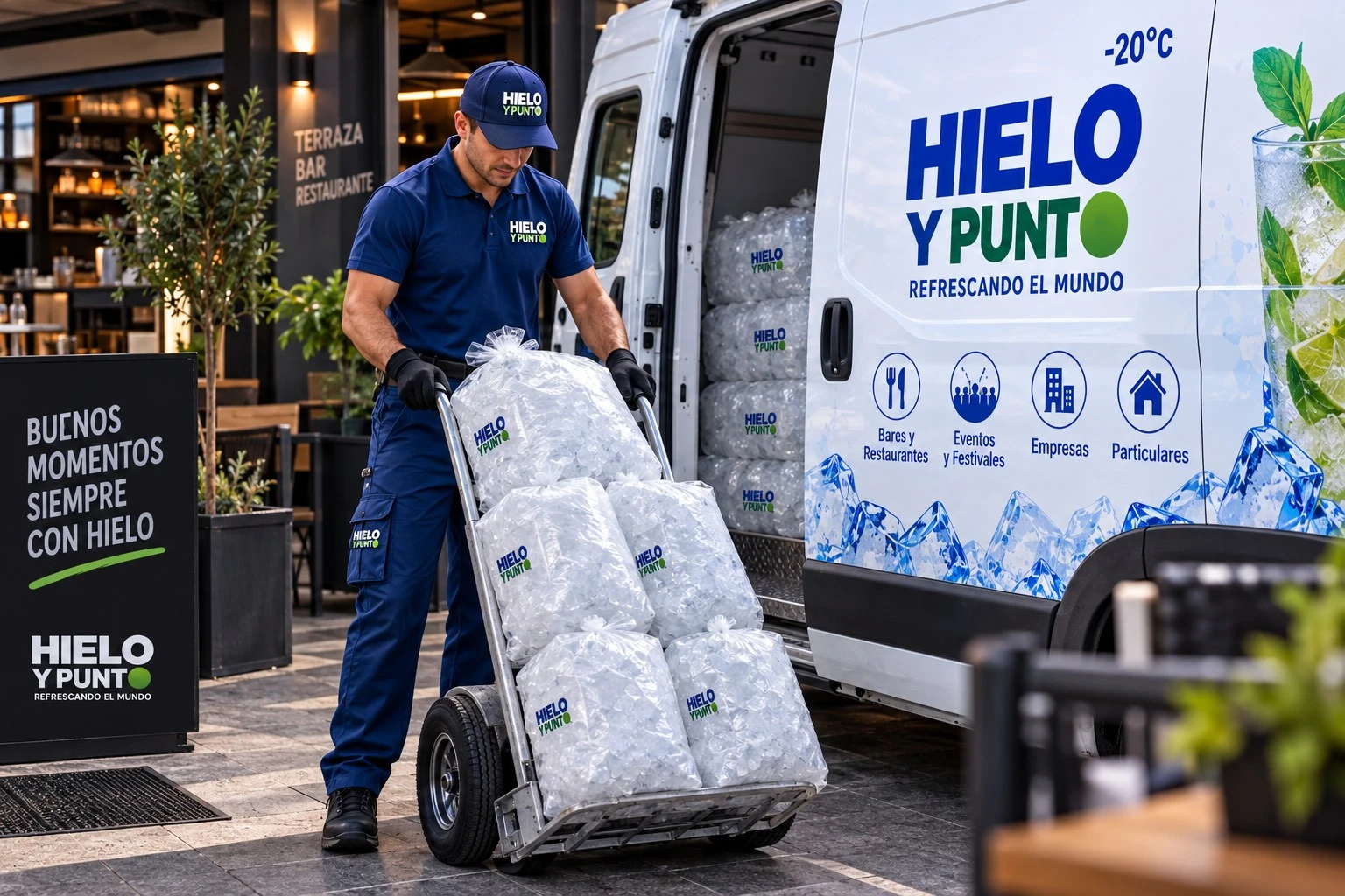 Reparto de Hielo y Punto